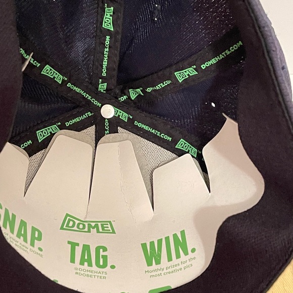 Notre Dame Football Hat, Domehats. size M/L Adult, NavyBlue/Gold NWT - Picture 6 of 11